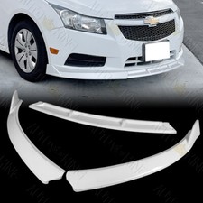 Fit 11-14 Chevy Cruze Ls Lt Ltz Painted White Front Bumper Splitter Spoiler Lip