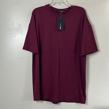 Fashion Nova Red Short Sleeves Women's T-shirt Dress Size Small