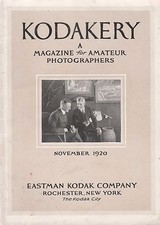 KODAKERY A MAGAZINE FOR AMATEUR PHOTOGRAPHERS NOVEMBER 1920 ISSUE