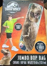 Jurassic World Jumbo Bop Bag Kids Super Size Punching Bag 5ft Tall 3 and Up XXL