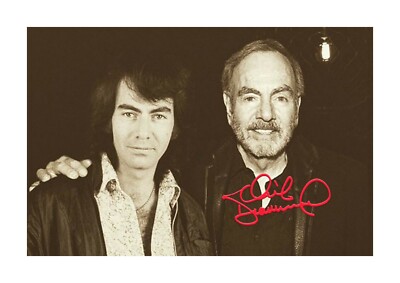 Neil Diamond by Ard Gelinck A4 reproduction signed poster with choice of frame