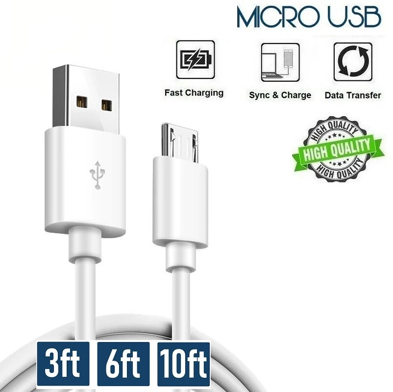 Cargador de Pared 10W + Cable Micro USB para Amazon Kindle Fire HD 10 (7ª Generación) [SS10 Foto 2 de 4