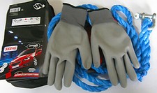 Abschleppseil mit Handschuhen in Tasche KFZ PKW 4m 3000kg Pannenhilfe
