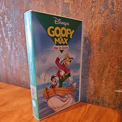 Disney VHS - Goofy & Max  - Hai in Sicht - Edition 1 - Hologramm