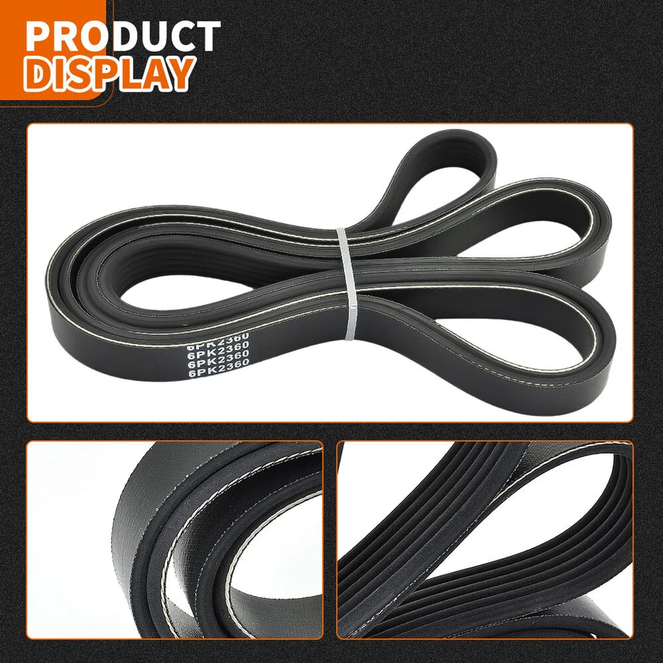 Serpentine Belt Component Kit For Chevy Avalanche 1500 Silverado Tahoe GMC - Image 3 of 4