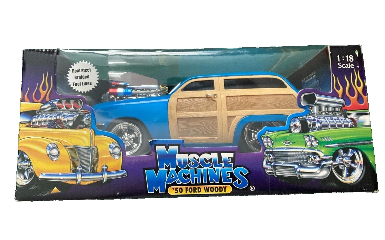 Escala 1:18 Muscle Machines Ford vehículos diecast y de juguete