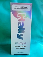 Hally Fluffy G Foamy Glaze Hair Gloss Brass-off Blonde 3.4 oz *NEW*