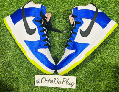 Nike Dunk High Satin Blue Womens Multi Sizes DV2185-100