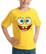 Official SpongeBob Face Youth Kids T-Shirt