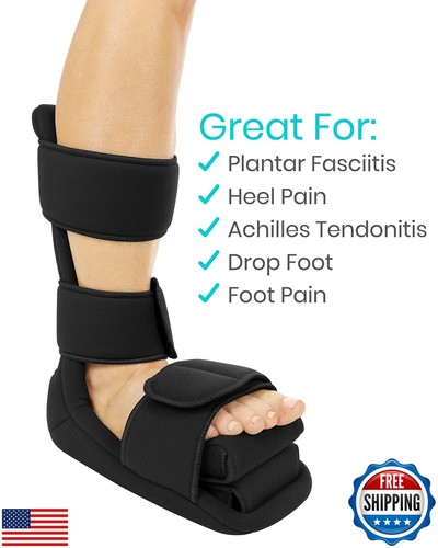 Vive Plantar Fasciitis Night Splint Plus Trigger Point Stretch Wedges - Soft - Picture 3 of 5