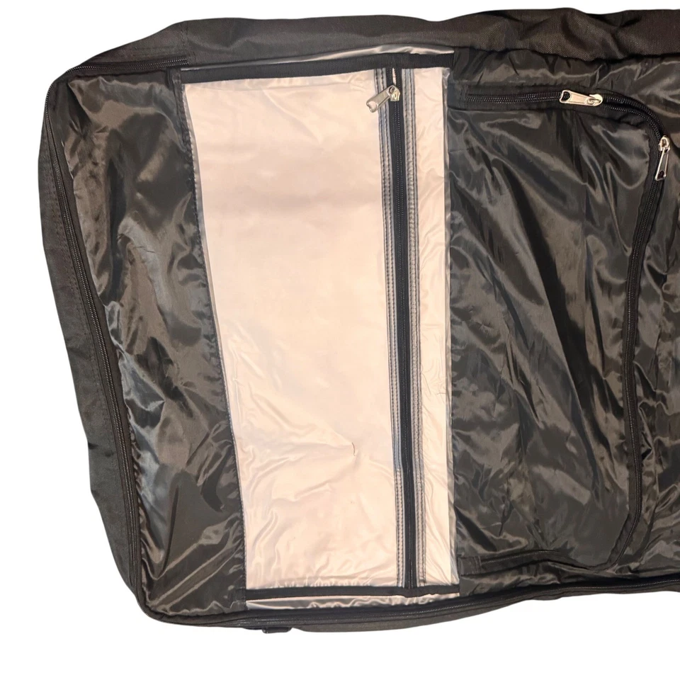 Delsey Paris 45" Deluxe Garment Bag Suitcase Luggage Carry On Travel Black - Image 2 of 4