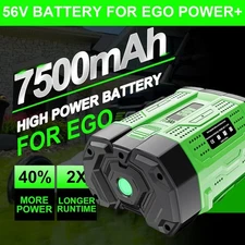 For Genuine EGO BA4200T 7.5 Ah Power+56-Volt Lithium Ion Battery w/Fuel Gauge