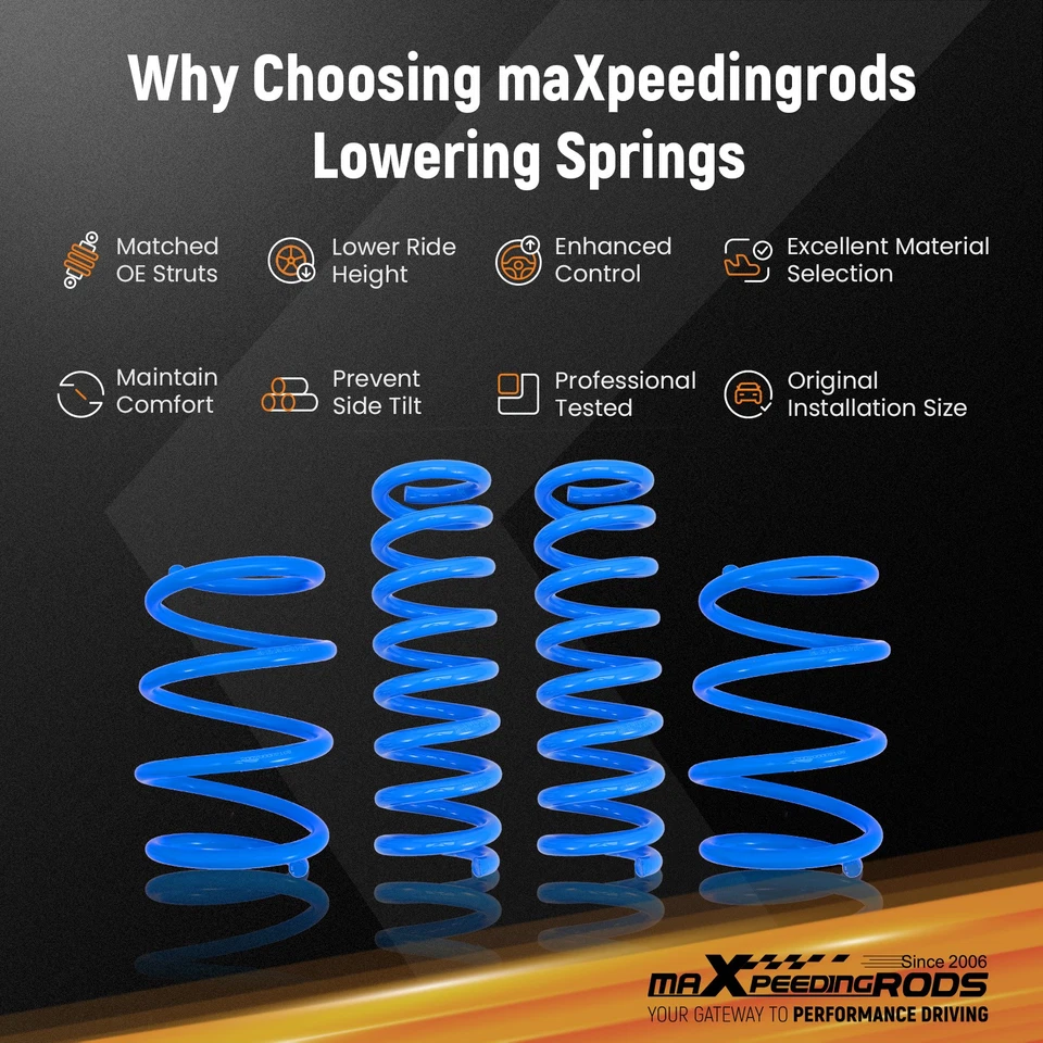 Muelles reductores maXpeedingrods para BMW F32 cupé 428i/430i/435i/440i 2013-2020 Foto 3 de 4