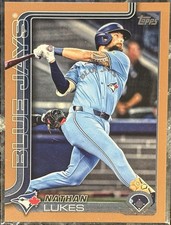 2025 Topps Series 2 Toronto BLUE JAYS lot 2 NATHAN LUKES gold foil