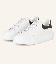 Alexander McQueen Herren Sneaker Larry, Leder Weiß, Gr. 46, Neuwertig Mit OVP