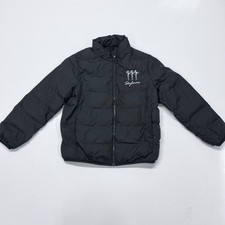 Uniqlo Kids Puffer Jacket Black Lightweight Winter Coat Size 9-10 Youth