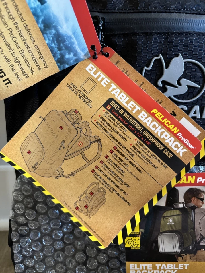 Mochila para Tableta Pelican ProGear S140 Sport Elite Estuche Impermeable a Prueba de Aplastamiento ¡NUEVA CON ETIQUETAS! Foto 3 de 4