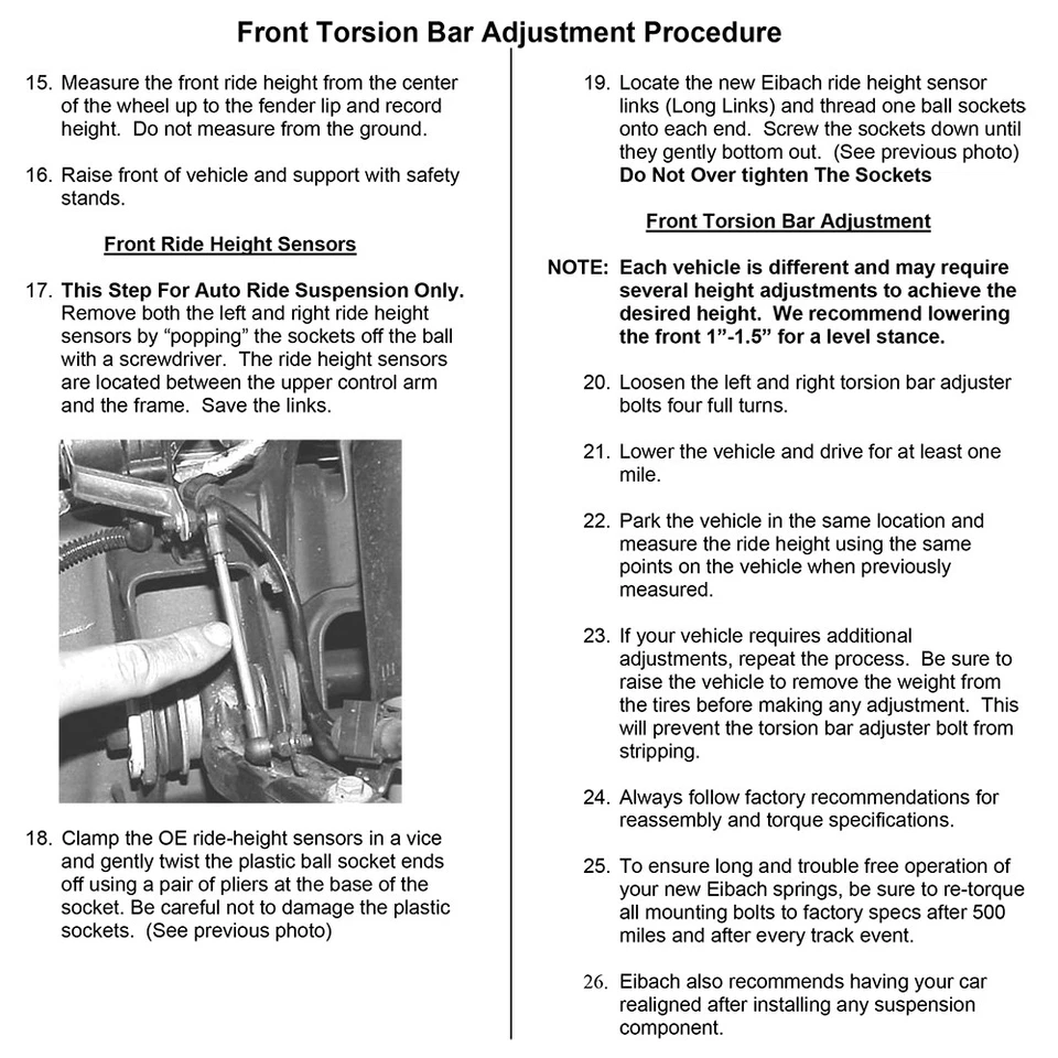 Kit de resortes rebajadores traseros Eibach 3882.520 PRO-KIT para Tahoe Suburban 2000-2006 Foto 4 de 4