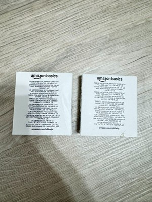 LOT OF 2 128 GB Amazon Basics Micro SDXC Memory Card with Full Size Adapter,