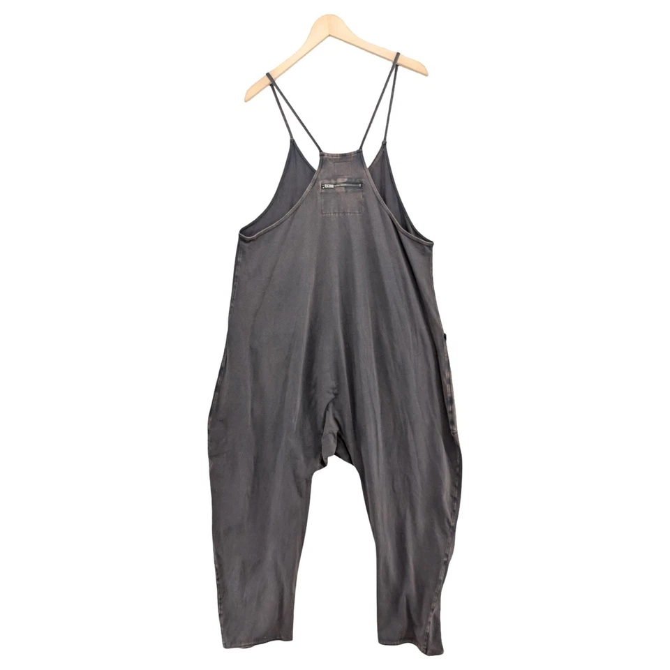 Mono Free People FP Hot Shot para mujer gris holgado bolsillos de gran tamaño talla L Foto 2 de 4