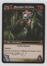 2007 World of Warcraft TCG: Through the Dark Portal Warcaller Zin'bawa #240