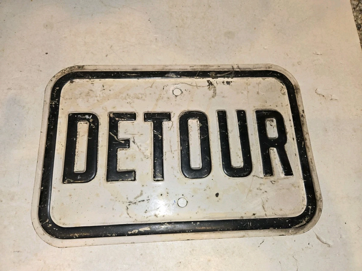 detour sign products for sale | eBay