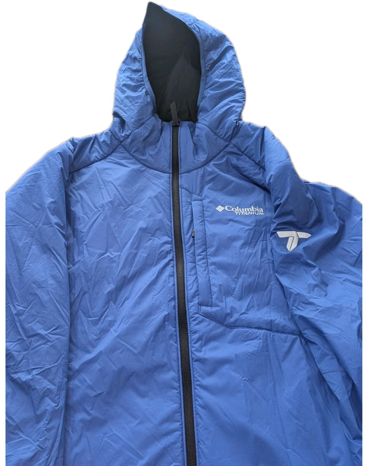 Columbia Titanium Jacket Mens L Blue Omni Shield Insulated Full Zip NWT