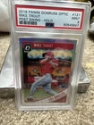 2018 Panini Donruss Optic Mike Trout #121 Post Swing - Holo PSA 9