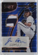 2022 Panini Select Rookie Jersey Blue Pulsar Prizm 1/5 Joe Ryan Auto 12ty