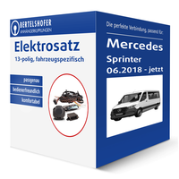 Elektrosatz 13-Pol. Spezifisch für Mercedes Sprinter Pritsche 06.2018-Jetzt TOP