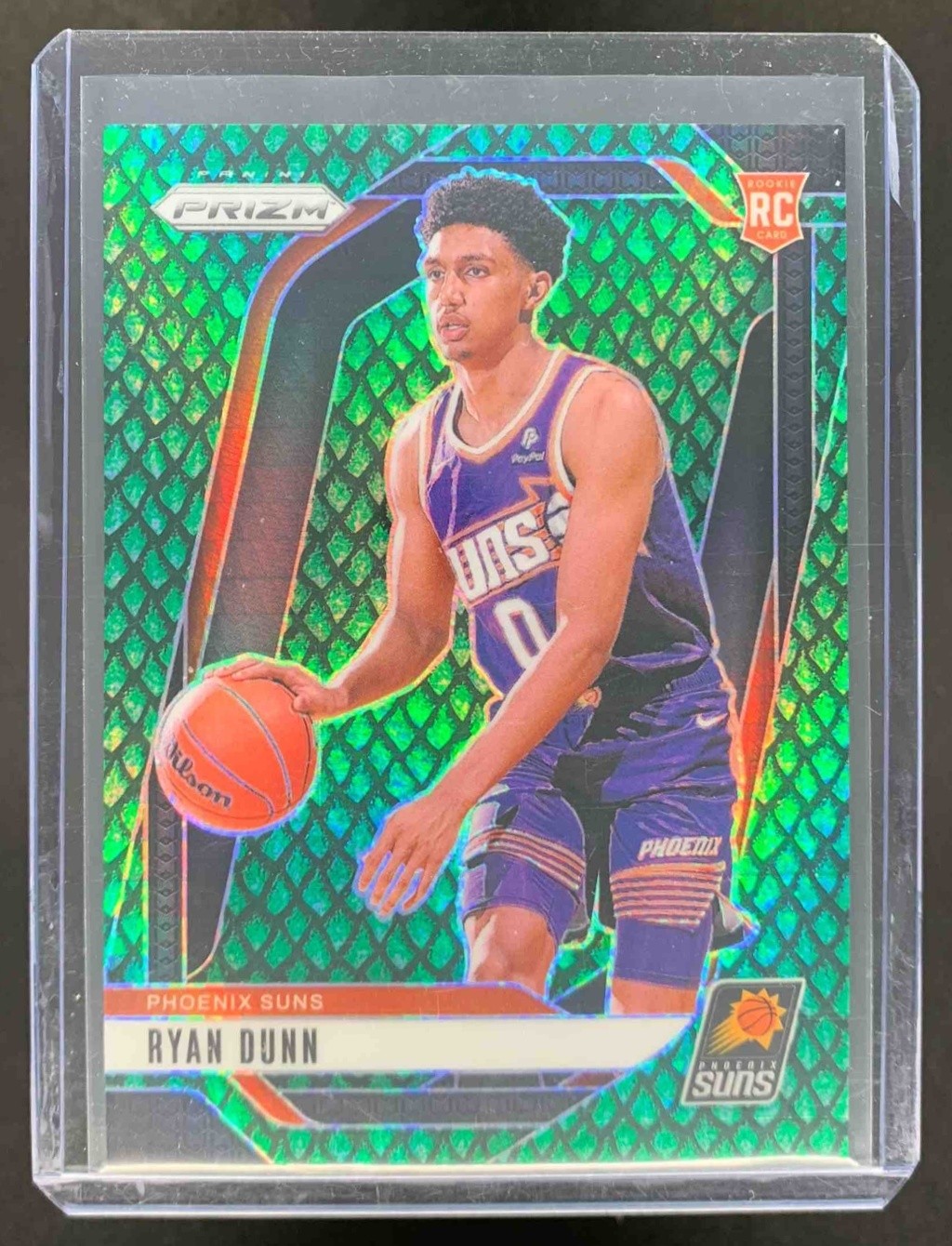 Ryan Dunn 2024-25 Panini Prizm Jade Dragon Scale RC #258 Suns /48