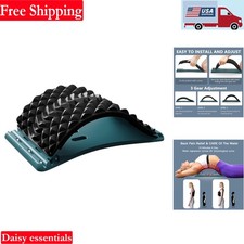 Back Stretcher for Lower Back Pain Relief Adjustable Spine Board Sciatica Sco...