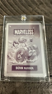 Printing Plates Mark Pingitore Garbage Pail Kids Marveless 1 OF 1