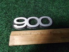 Saab Oem 1984-1994 900 Rear Trunk Metal Emblem Badge Logo Nameplate Name 7s1