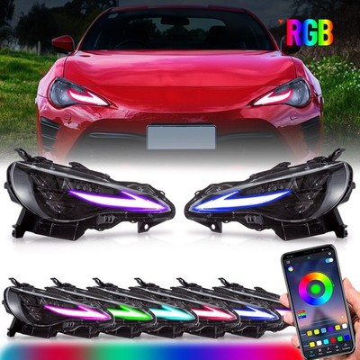 2*Für Toyota GT86 Subaru BRZ Scion FRS 2012 2020 VLAND LED Scheinwerfer Blau DRL