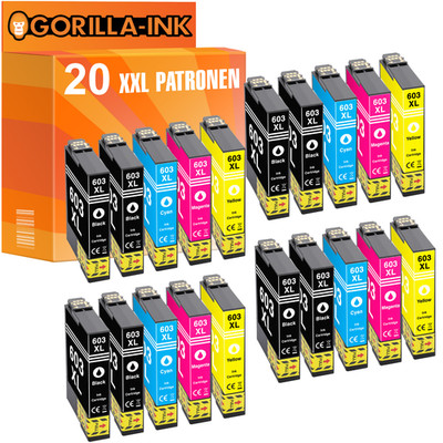 Patronen für Epson WF-2810 2830 2840 2850 XP-2100 2150 3100 XP-3150 4150 G-603XL