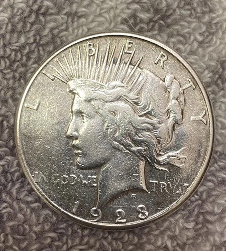 1923-P Peace Silver Dollar $1 Circulated 90% Silver Coin Philadelphia