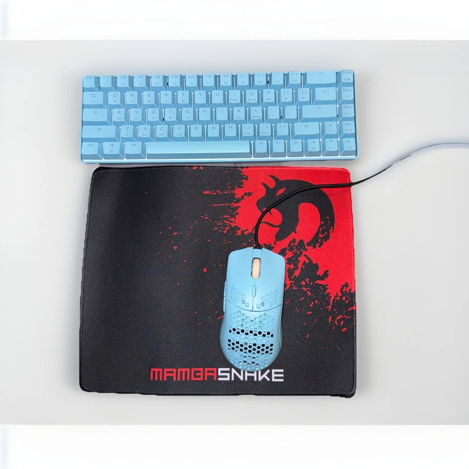 60% Mechanical Gaming Keyboard Blue Switch 68 Keys Wired RGB Gaming Mouse No Box - Image 2 of 4