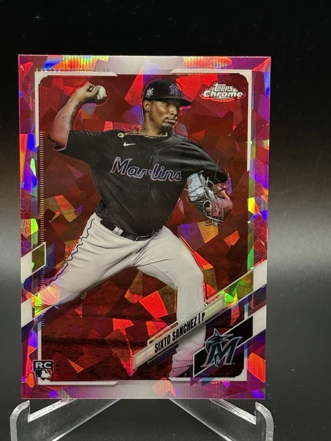 2021 Topps Chrome Sapphire Edition Sixto Sanchez #25 RC 1/1 Padparadscha