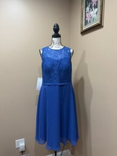 Azazie Sylvia Royal Blue Lace Bridesmaid Dress A14 NWT