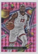 2023-24 Topps Cosmic Chrome Pink Galaxy Refractor Bam Adebayo #116 16wc