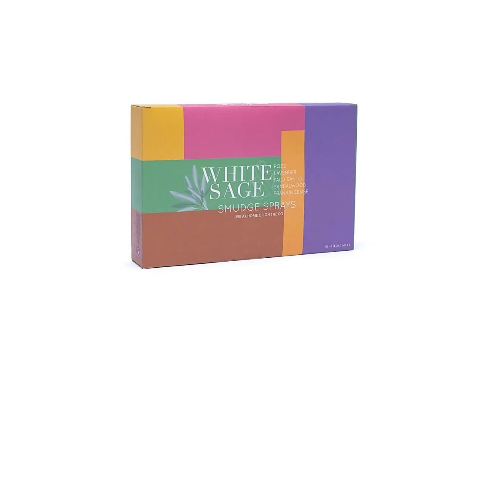 Regalo Benessere: Set 6 Spray Aromafume Salvia Bianca Mix Aromi