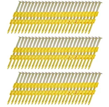 2,500 pcs 21 Degree Framing Nails 3" X .131” Length Round Head Smooth