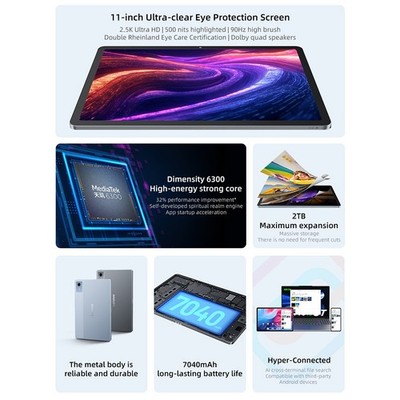 Lenovo Xiaoxin Pad 2025 11'' WiFi Tablet MediaTek Dimensity 6300 2.5K 90Hz