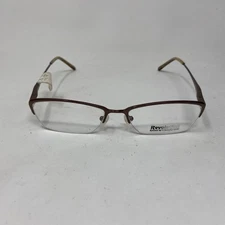 REVOLUTION EYEWEAR REV665 53-16-140 BROWN FLEX HINGE EYEGLASSES LA67