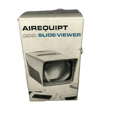 Airequipt 300 Slide Viewer For 35mm Slides With Original Box, Teal