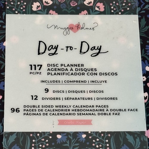 Maggie Holmes Tag für Tag undatiert DISC Planer Englischer Garten Scrapbooking - Bild 3 von 11