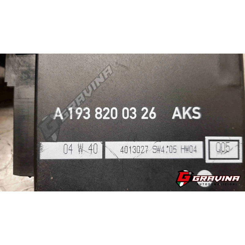 A1938200326 CENTRALINA COMANDO CAPOTE CHRYSLER CROSSFIRE 2005 3.2B CABRIO - Immagine 3 di 4