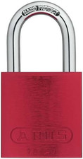 Red 72/40 Lockout Tagout Padlock W/ 1" Shackle, Single Padlock
