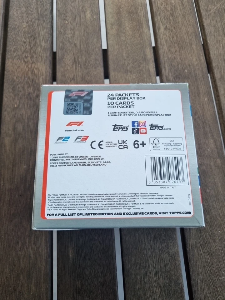 TURBO ATTAX Formula 1 2025 Trading Cards Booster Box - Factory Sealed - Image 2 of 4